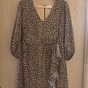 Cheetah print dress